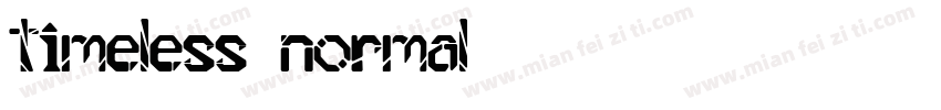 Timeless Normal字体转换